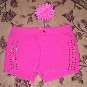Nicki Minaj Studded Shorts